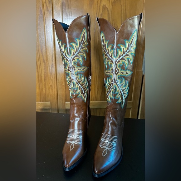 Cowgirl‎ fashion boots embroidered with high heels - Picture 5 of 12